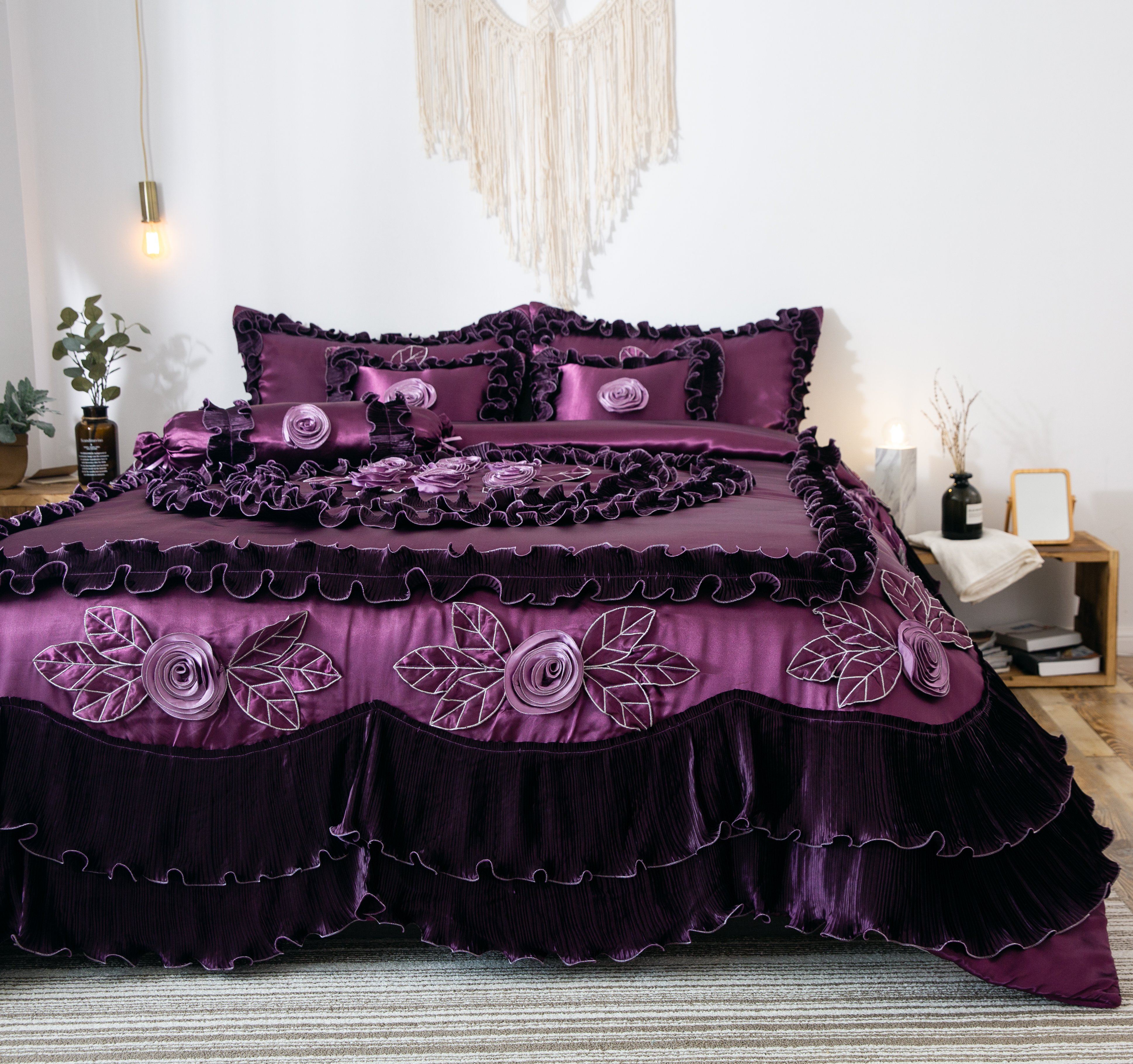 Queen & King Size Purple Comforter Sets, Quilt sets, Duvet Covers &  Bedspreads – Latest Bedding