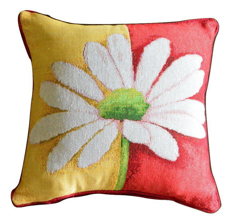 Daisy Flower throw pillow/Cute flower pillow case/Floral pillow covers –  Ikkitreasures
