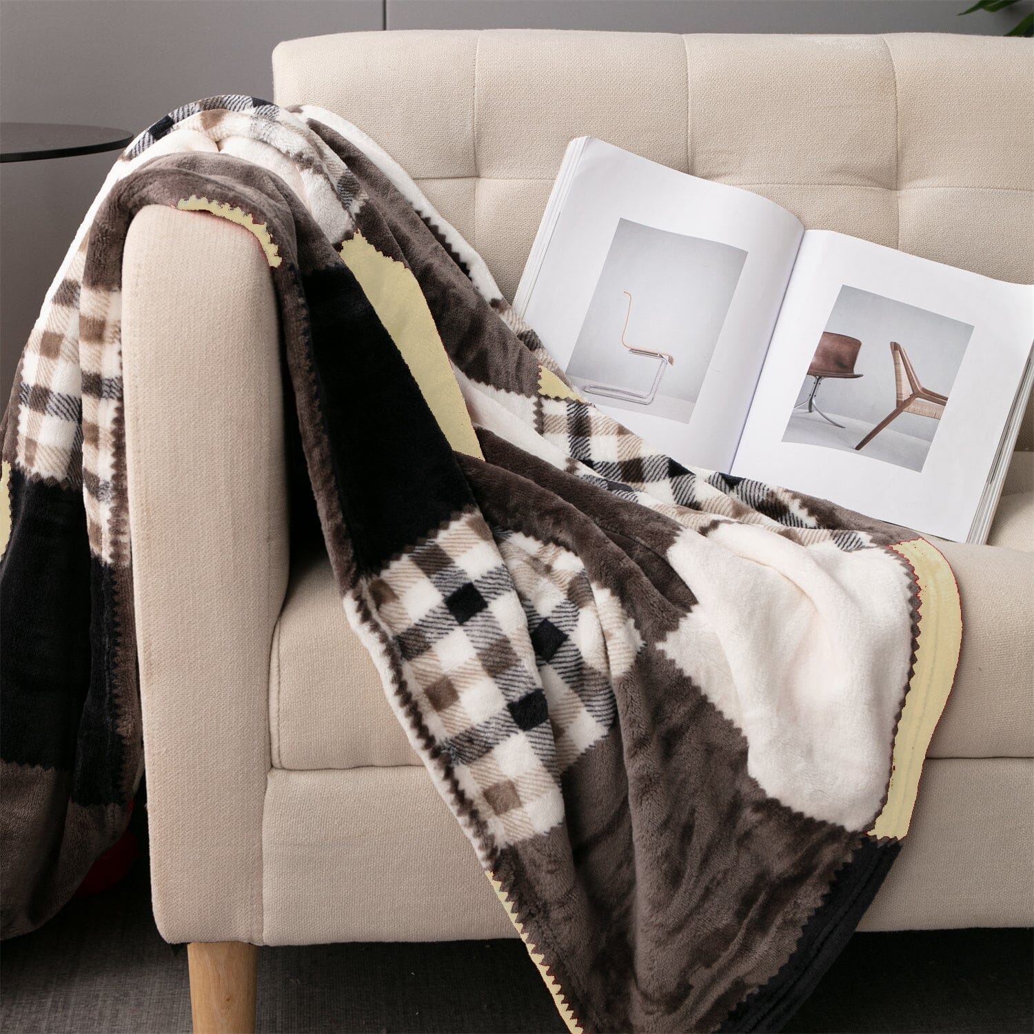 Farmhouse blankets best sale