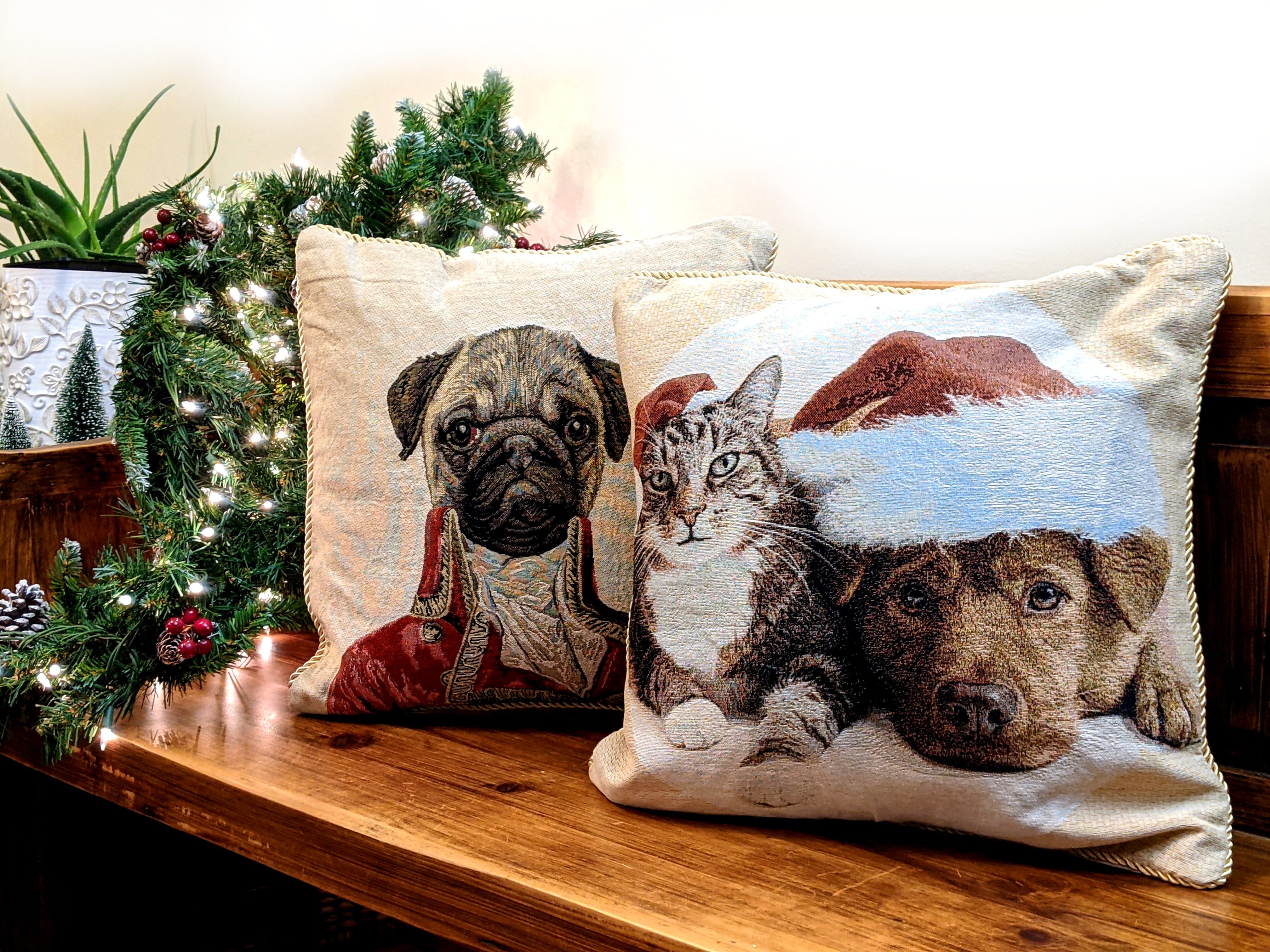 Pawfect House We Rule The House, Dog Pillow, Pet Throw Pillows (Insert  Included), Christmas Pillow Covers, Christmas, Thanksgiving Gifts for Dog  Mom