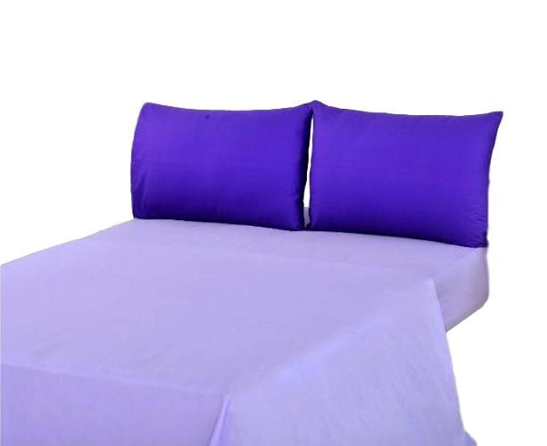 Tache Cotton Lavender Purple Bed Sheet Set (BS4PC-PP) - Tache Home Fashion