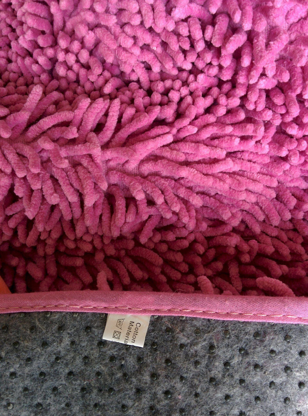 Tache Cotton Chenille Hot Pink Shag Area / Bathroom Rug (MATP)