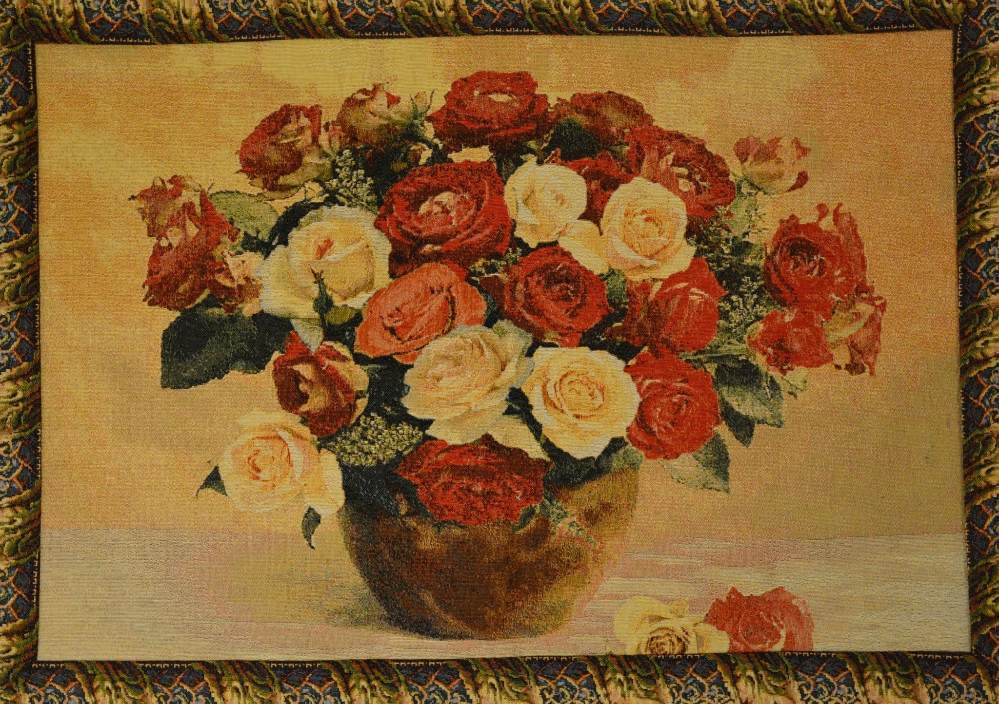 Red 2024 rose tapestry